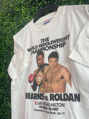 VINTAGE HEARNS VS ROLDAN TEE