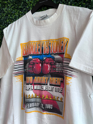 VINTAGE BARKLEY VS TONEY FIGHT TEE