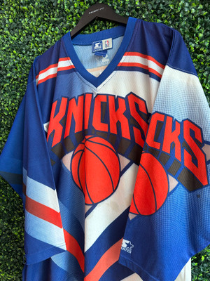 VINTAGE NY KNICKS STARTER HOCKEY JERSEY