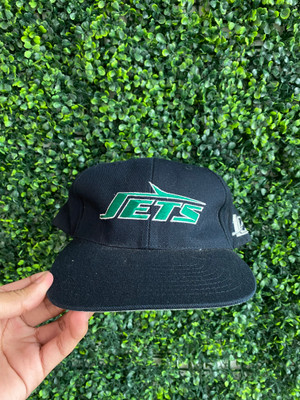 VINTAGE NEW YORK JETS LOGO ATHLETIC FITTED CAP