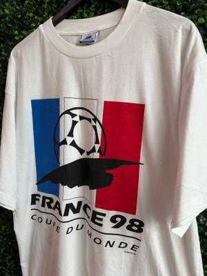DEADSTOCK VINTAGE FRANCE 98 WORLD CUP TEE