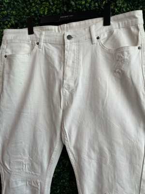 KSUBI WHITE DENIM JEANS (SZ 36)