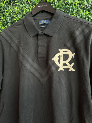 POLO RALPH LAUREN BLACK CHEVRON POLO