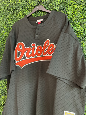 CAL RIPKEN JR BALTIMORE ORIOLES MITCHELL & NESS JERSEY