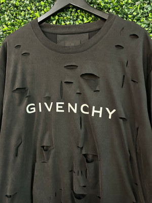 BRAND NEW GIVENCHY ACHETYPE OVERSIZED DESTROYED EFFECT TEE (3XL)