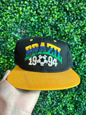 VINTAGE BRAZIL 1994 WORLD CUP SNAPBACK