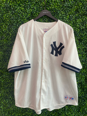 2000-03 NEW YORK YANKEES CLEMENS #22 MAJESTIC JERSEY (HOME) Y - Classic  American Sports