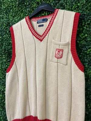 VINTAGE POLO RALPH LAUREN UNI VEST (FITS SZ MEDIUM)
