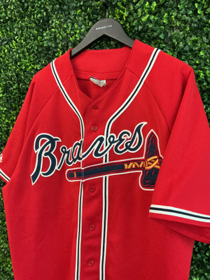 VINTAGE ATLANTA BRAVES MAJESTIC ALTERNATE JERSEY