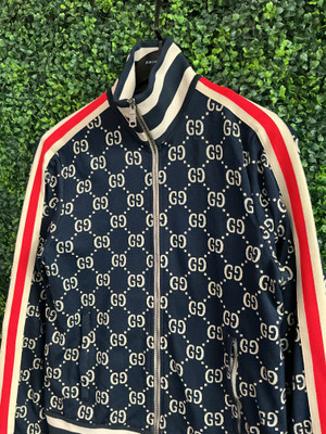 GUCCI BLUE/RED TRACK JACKET
