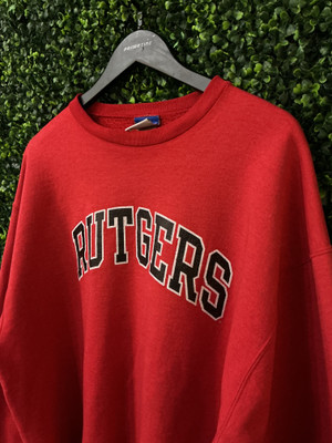 RUTGERS RED CHAMPION CREWNECK