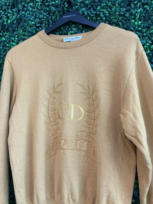 VINTAGE CHRISTIAN DIOR SPORTS CREWNECK SWEATER