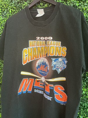 VINTAGE NY METS 2000 NATIONAL LEAGUE CHAMPIONS TEE