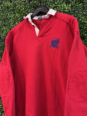 VINTAGE POLO RALPH LAUREN SCRIBBLE RUGBY