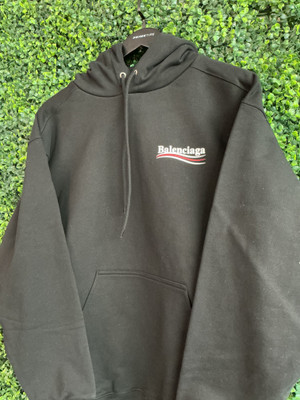 BALENCIAGA BLACK CAMPAIGN HOODIE