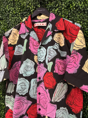 MARNI FLORAL BUTTON DOWN