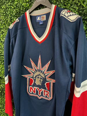 VINTAGE NY RANGERS LADY LIBERTY JERSEY