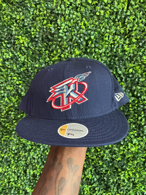 VINTAGE HOUSTON ROCKETS NEW ERA FITTED CAP (SZ 7 3/4)
