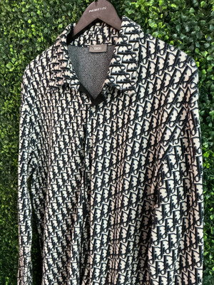 DIOR OBLIQUE KASURI BUTTON UP