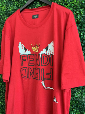 FENDI FIEND RED TSHIRT