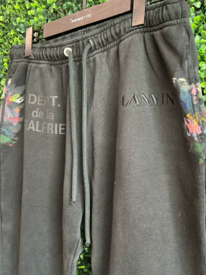 LANVIN X GALLERY DEPT. MULTICOLOR PAINT SPLATTER SWEATPANTS (SZ 28)