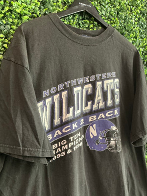 VINTAGE NORTHWESTERN BIG TEN CHAMPS BACK TO BACK TEE
