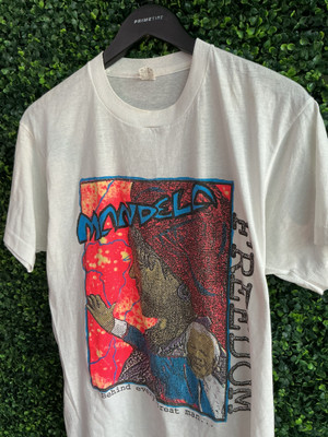 VINTAGE NELSON MANDALA FREEDOM  TEE (SZ L)