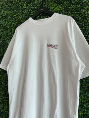 BALENCIAGA POLITICAL CAMPAIGN  TEE (SZ L)