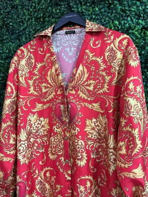 VERSACE WOMENS BLOUSE & PANTS SET