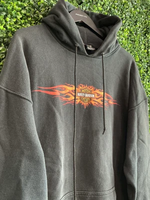 VINTAGE HARLEY DAVIDSON SIOUX FALLS FLAMES HOODIE