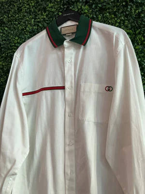 GUCCI WHITE BUTTON UP L/S SHIRT