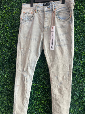 PURPLE BRAND P001 SUPERLIGHT OIL REPAIR JEANS (SZ 33)