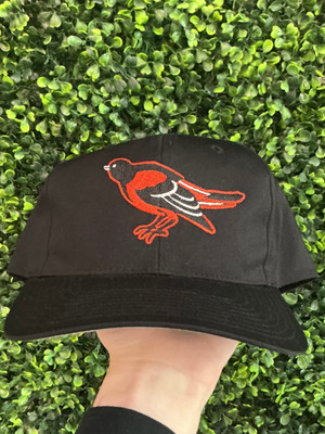 VINTAGE BALTIMORE ORIOLES BLACK SNAPBACK