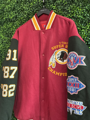 WASHINGTON REDSKINS NFL BRAND VARSITY JACKET
