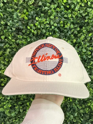 VINTAGE ILLINOIS FIGHTING ILLINI THE GAME SNAPBACK