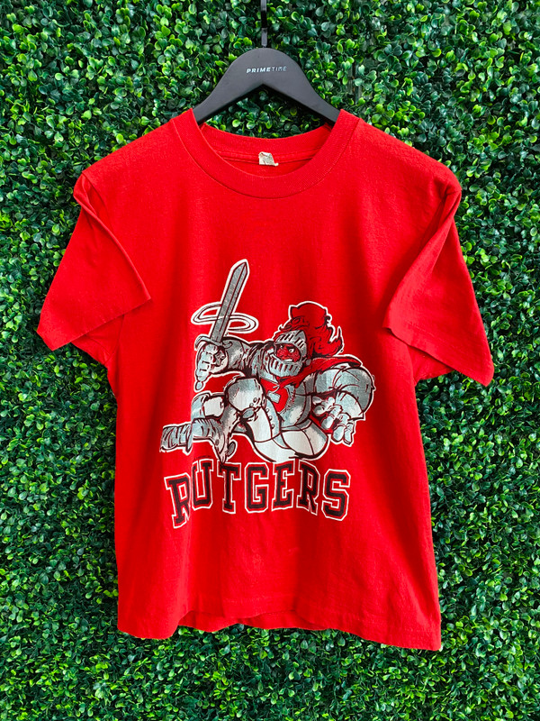 1989 RUTGERS KNIGHT ON HORSE TEE