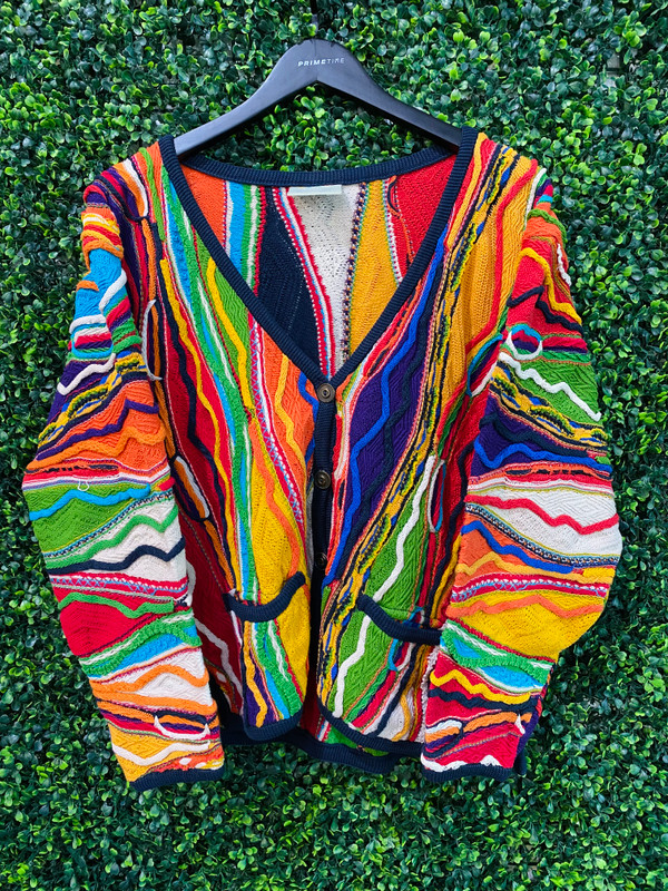 VINTAGE COOGI MULTICOLOR LADIES CARDIGAN