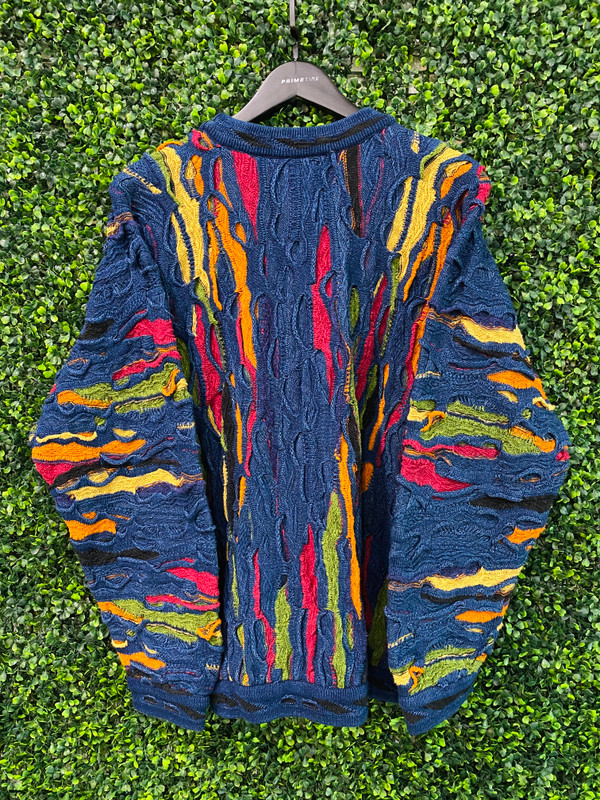 COOGI MULTICOLOR MERCERIZED COTTON SWEATER