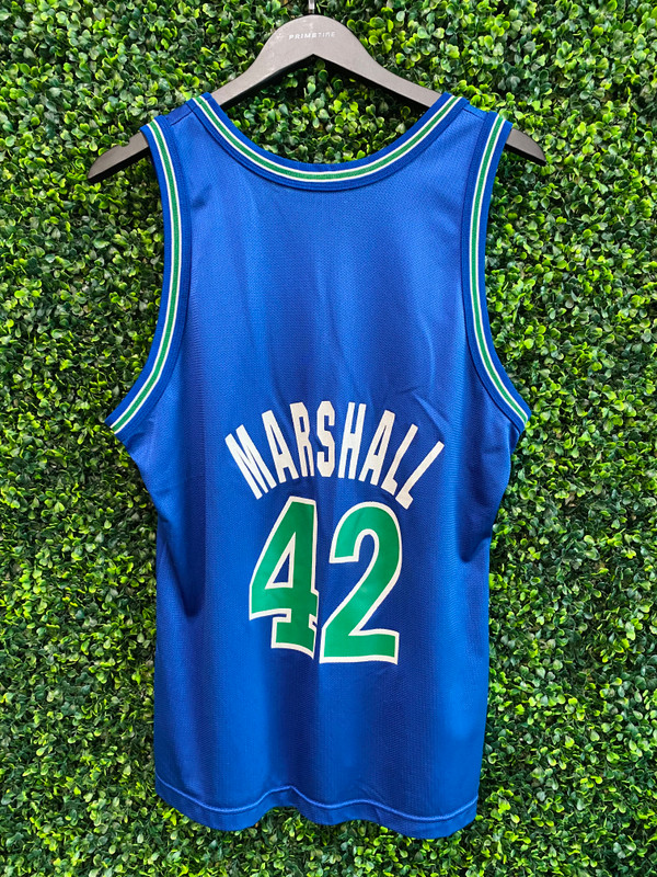 VINTAGE DONYELL MARSHALL MINNESOTA TIMBERWOLVES CHAMPION JERSEY