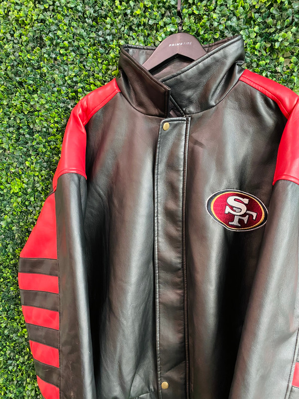49ERS GAME DAY LEATHER JACKET - Primetime