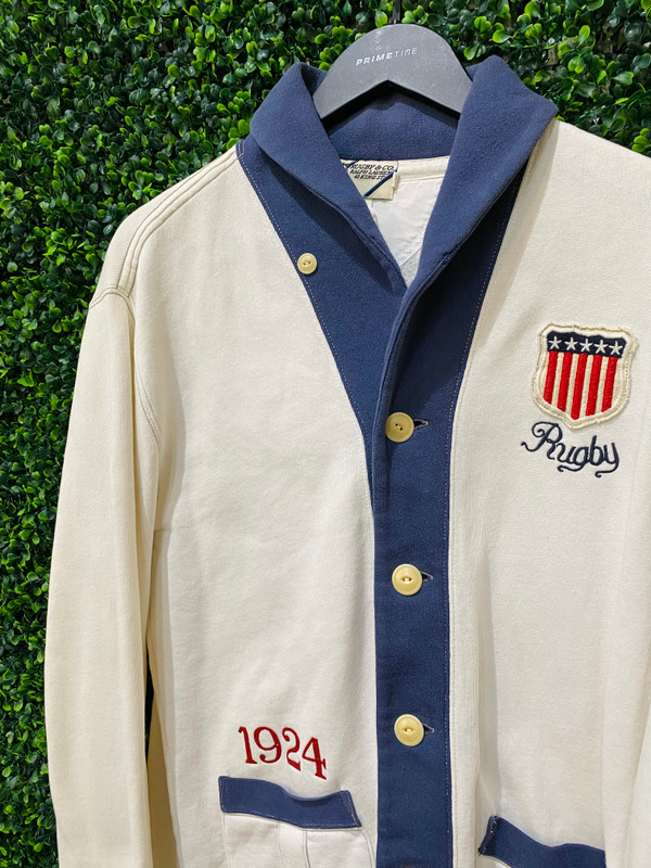 VINTAGE POLO RUGBY SHAWNECK CARDIGAN - Primetime