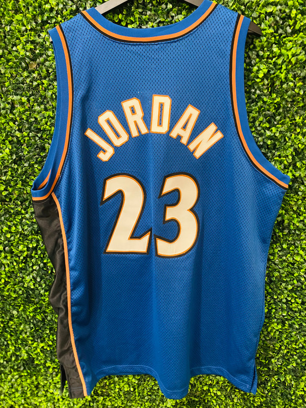 Jordan Authentic Nike Wizards Away Jersey (front)