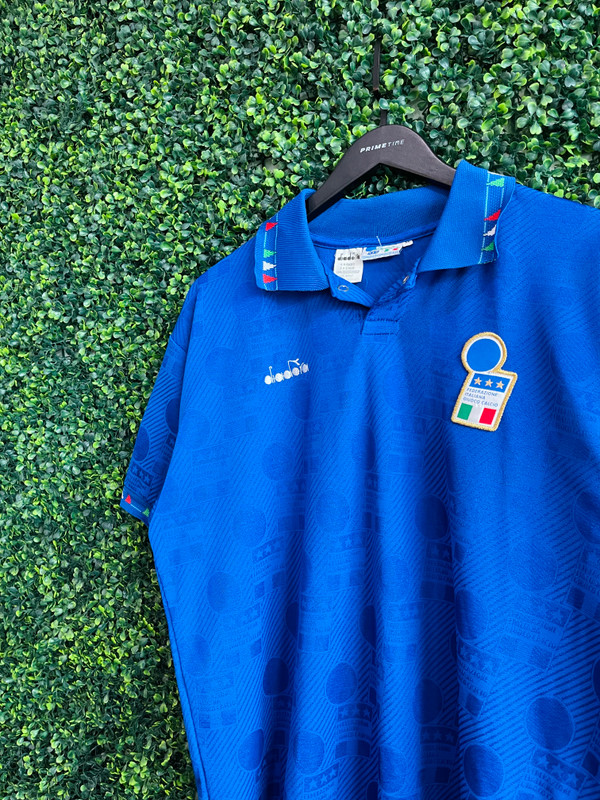 DIADORA FEDERAZIONE ITALIANA GIUOCO CALCIO SOCCER JERSEY