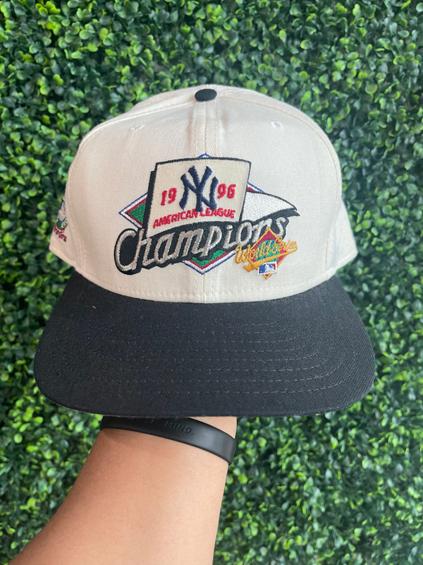 VINTAGE 1996 NEW YORK YANKEES WORLD SERIES AMERICAN LEAGUE CHAMPIONS  SNAPBACK - Primetime