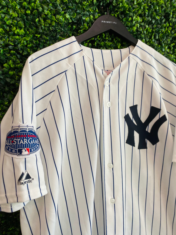 PHIL HUGHES NY YANKEES MAJESTIC JERSEY 2008 ALL STAR GAME PATCH