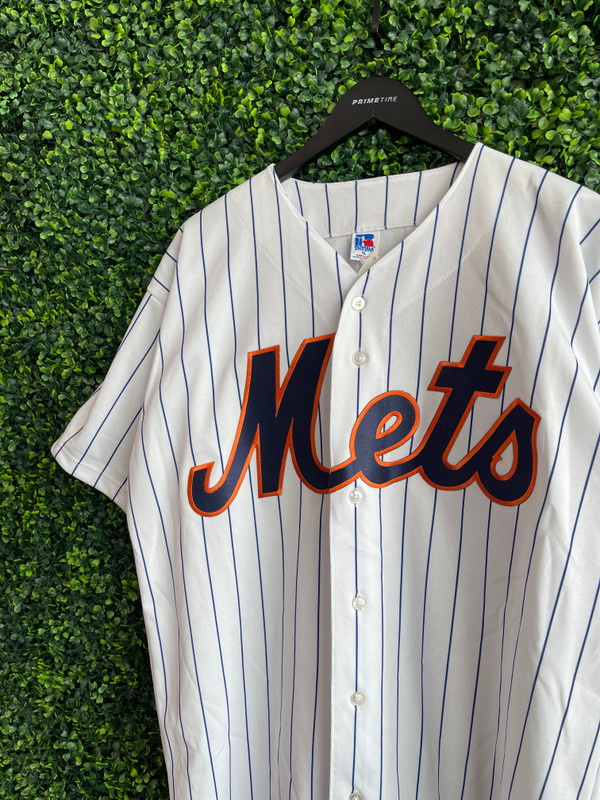 DEADSTOCK VINTAGE NEW YORK METS RUSSELL ATHLETIC JERSEY XL - Primetime
