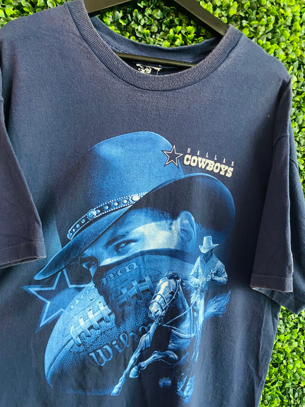 VINTAGE DALLAS COWBOYS BIG COWBOY PRINT TEE