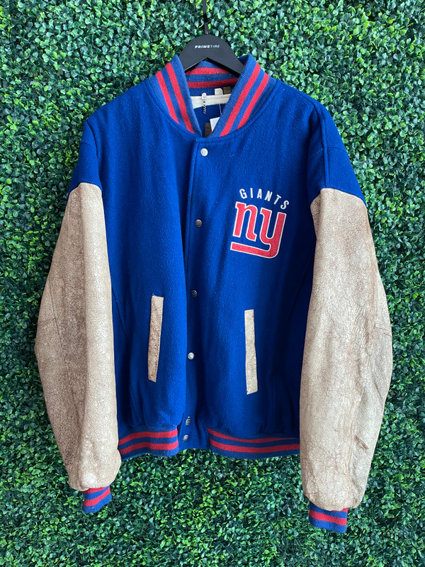 VINTAGE NEW YORK GIANTS MIRAGE VARSITY JACKET