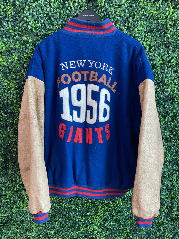 VINTAGE NEW YORK GIANTS MIRAGE VARSITY JACKET