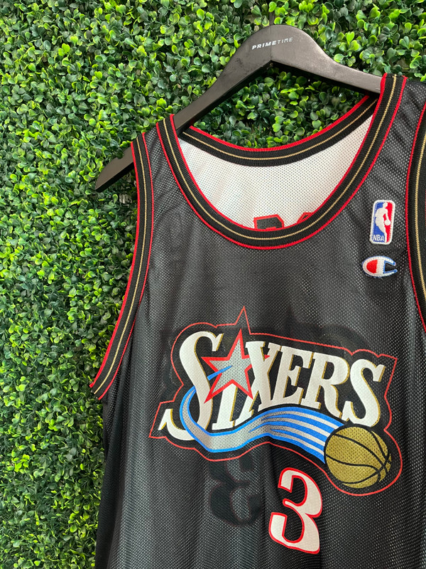 Vintage Allen Iverson Jersey Champion Sixers Shirt Basketball 